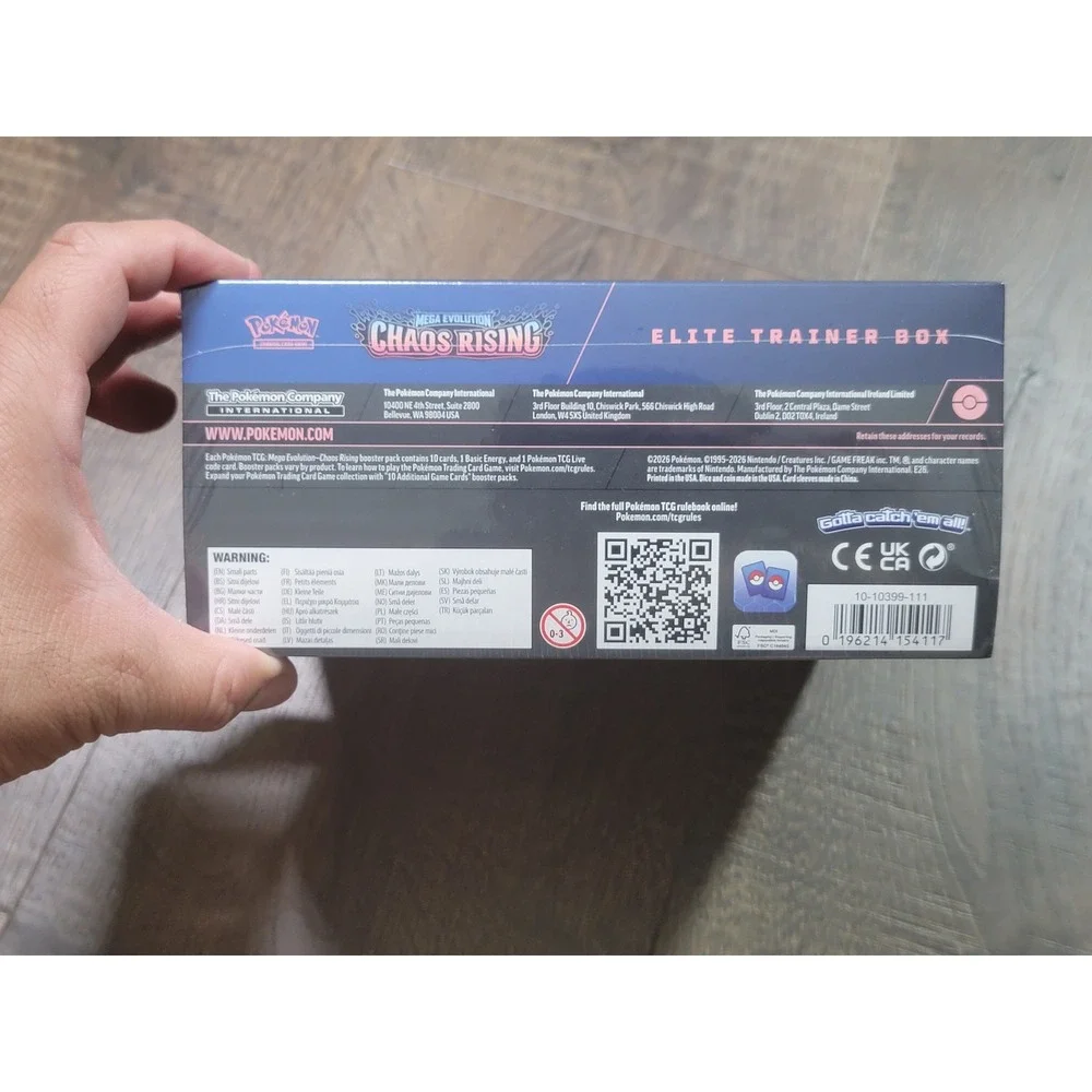 Pokemon TCG Mega Evolution Chaos Rising Elite Trainer Box ETB Mega Greninja New